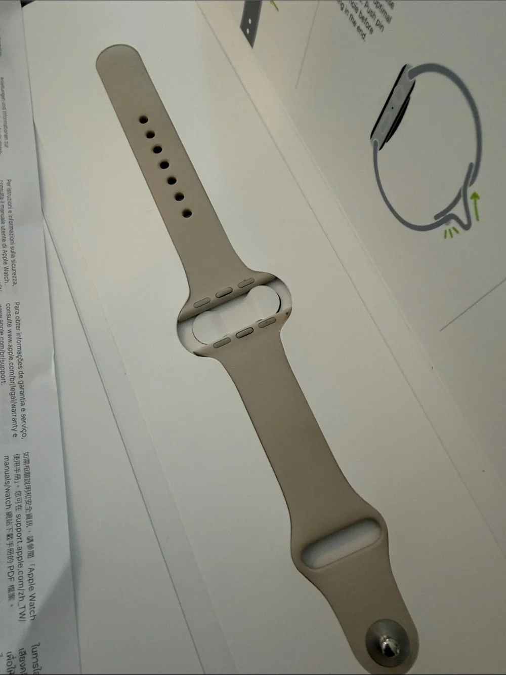 Apple Watch Sport Band Starlight 41MM